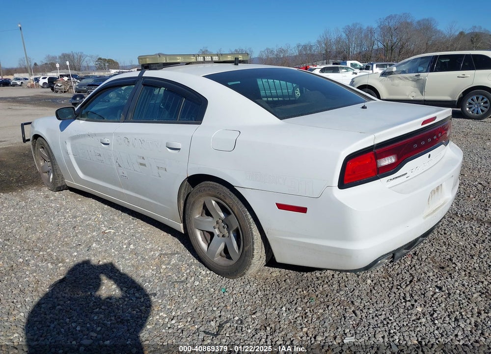 2012 DODGE CHARGER POLICE VIN: 2C3CDXAG2CH132591