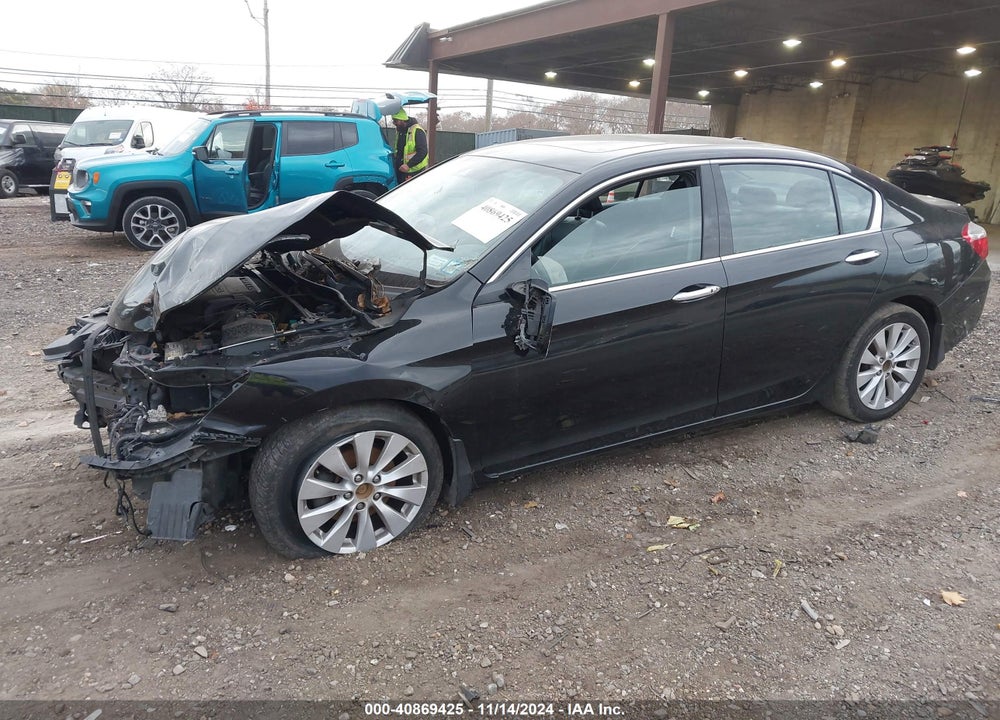2014 HONDA ACCORD EX-L V-6 VIN: 1HGCR3F88EA030206