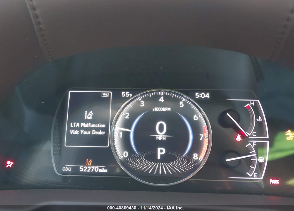 2019 LEXUS ES 350 VIN: 58ABZ1B15KU036440
