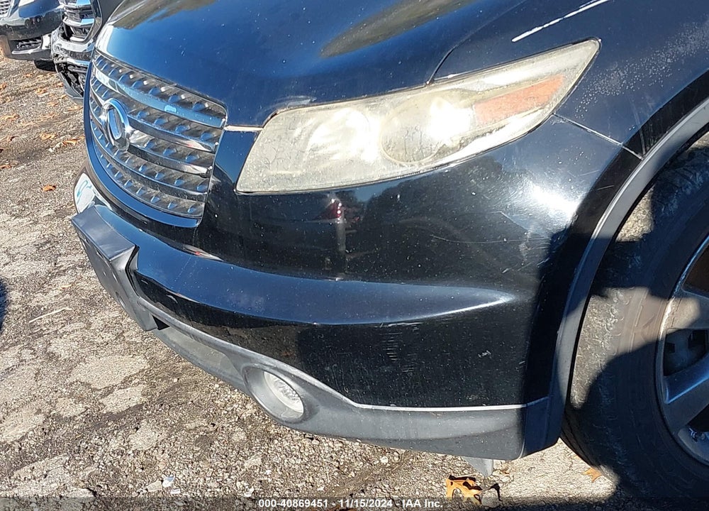 2005 INFINITI FX35 VIN: JNRAS08U85X104501