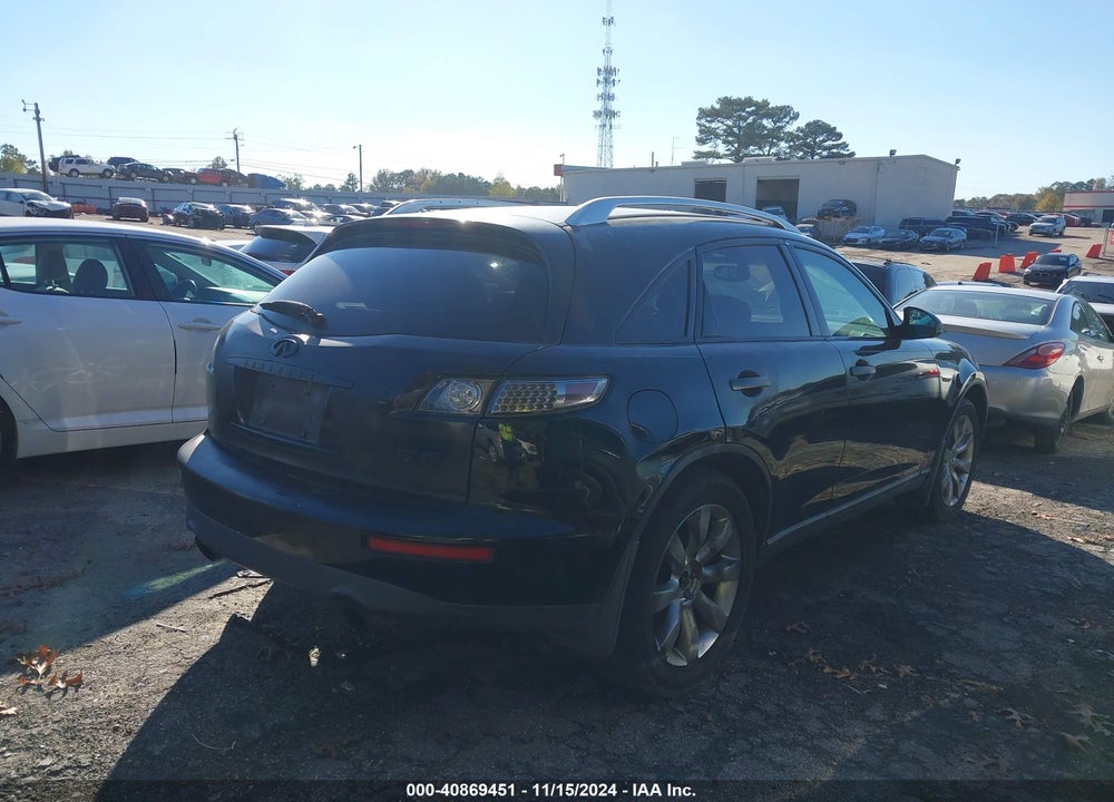 2005 INFINITI FX35 VIN: JNRAS08U85X104501