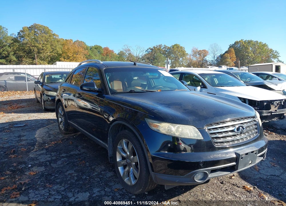 2005 INFINITI FX35 VIN: JNRAS08U85X104501