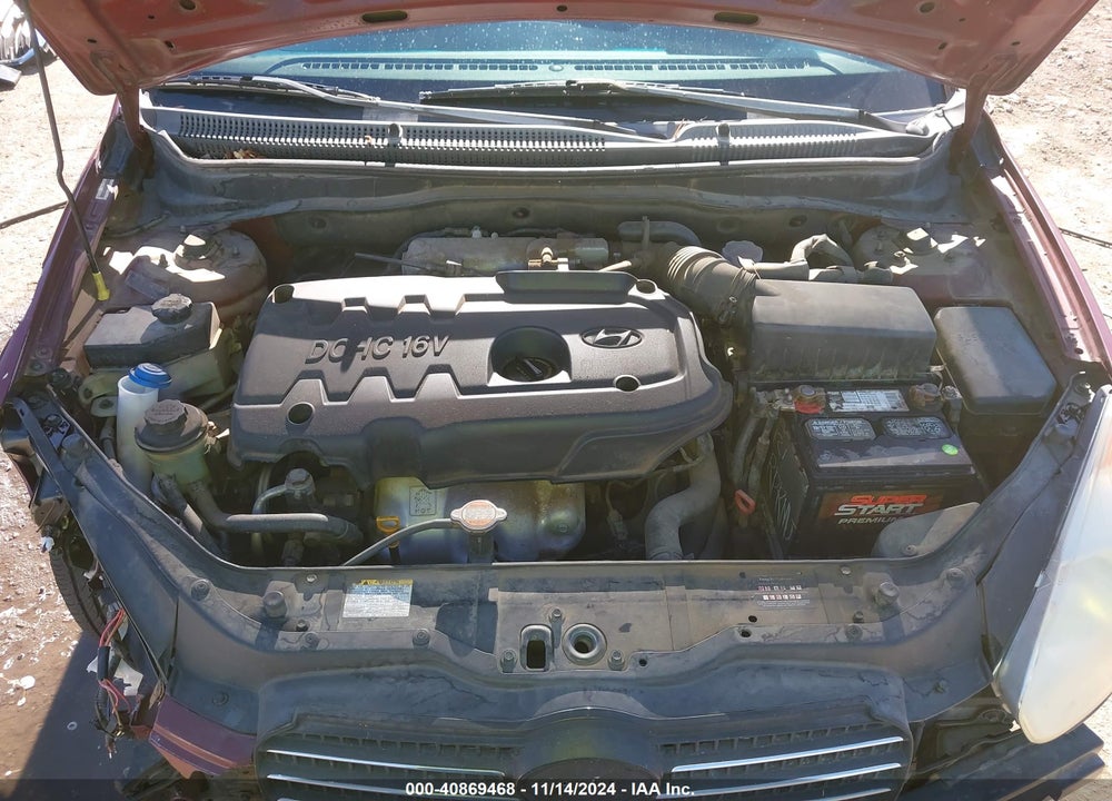 2008 HYUNDAI ACCENT GLS VIN: KMHCN46C58U227997