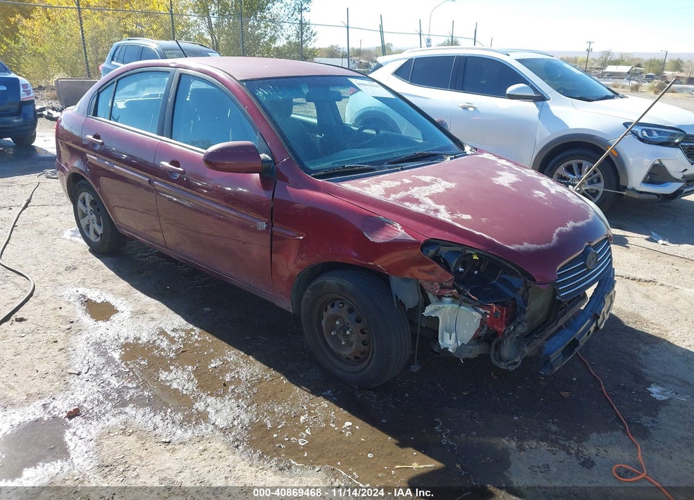 2008 HYUNDAI ACCENT GLS VIN: KMHCN46C58U227997