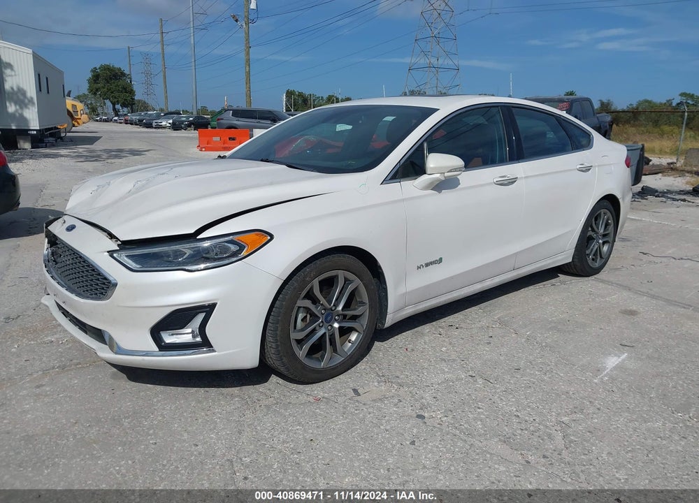 2019 FORD FUSION HYBRID TITANIUM VIN: 3FA6P0RU2KR273560