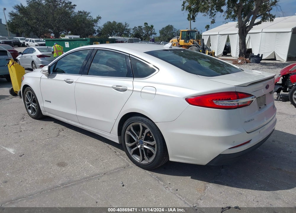 2019 FORD FUSION HYBRID TITANIUM VIN: 3FA6P0RU2KR273560