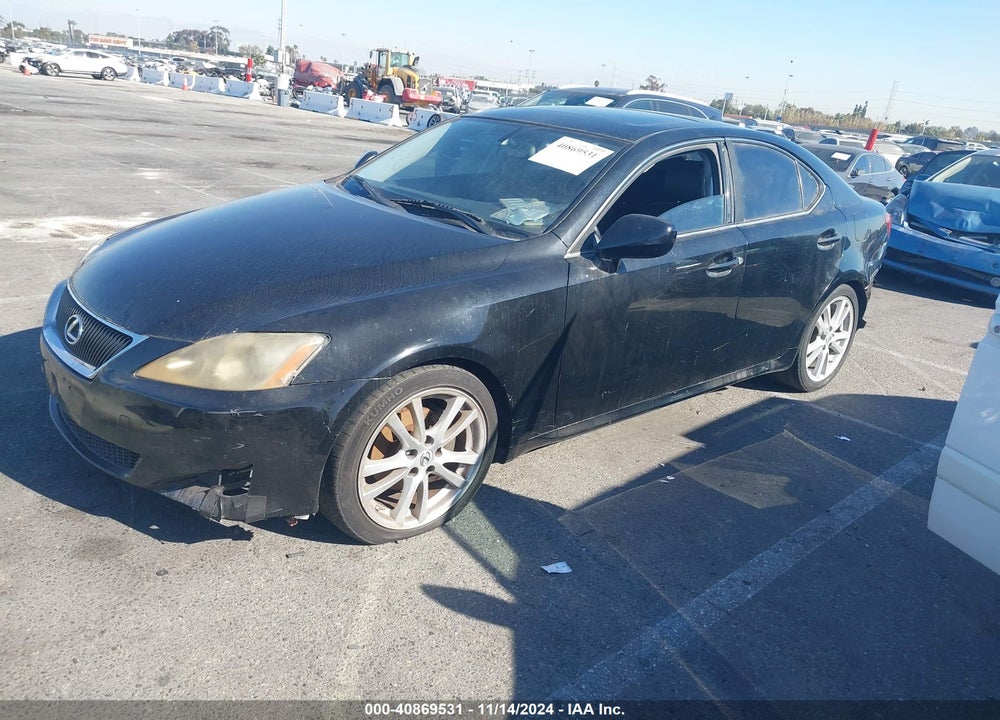 2007 LEXUS IS 250 VIN: JTHBK262772033128