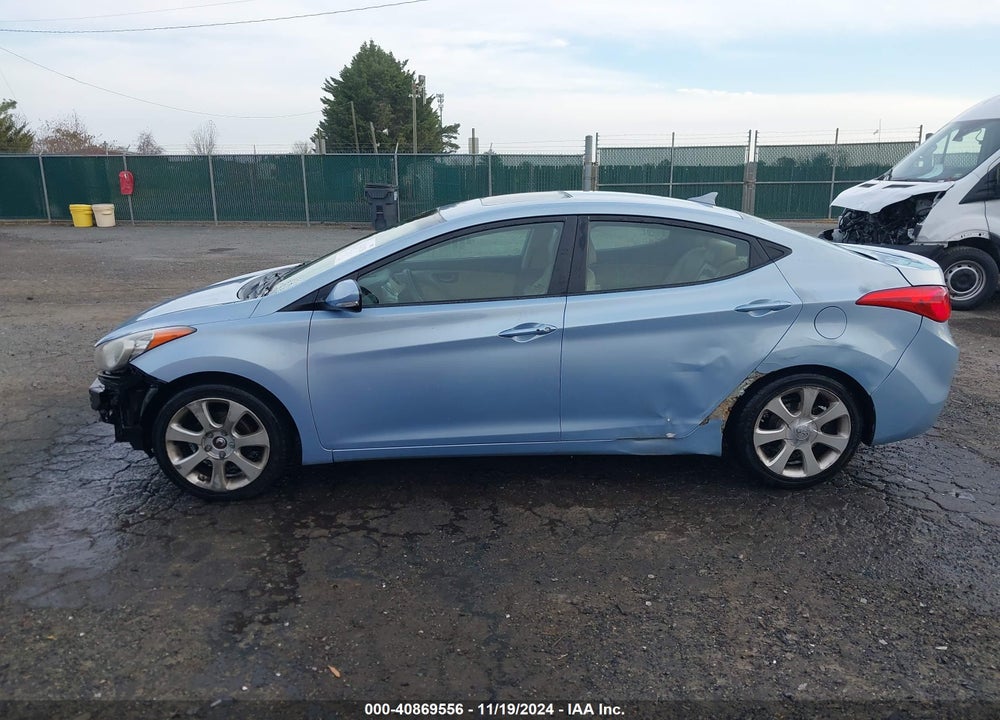 2012 HYUNDAI ELANTRA LIMITED (ULSAN PLANT) VIN: KMHDH4AE9CU485923