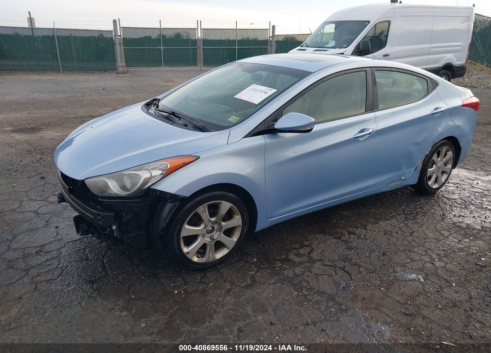 2012 HYUNDAI ELANTRA LIMITED (ULSAN PLANT) VIN: KMHDH4AE9CU485923