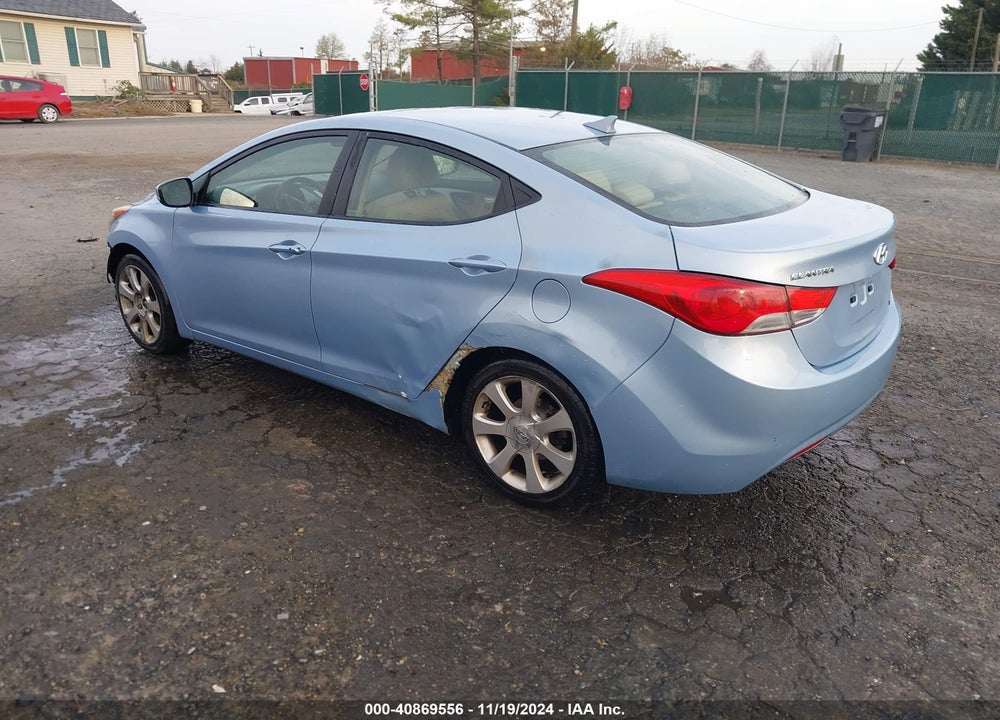 2012 HYUNDAI ELANTRA LIMITED (ULSAN PLANT) VIN: KMHDH4AE9CU485923