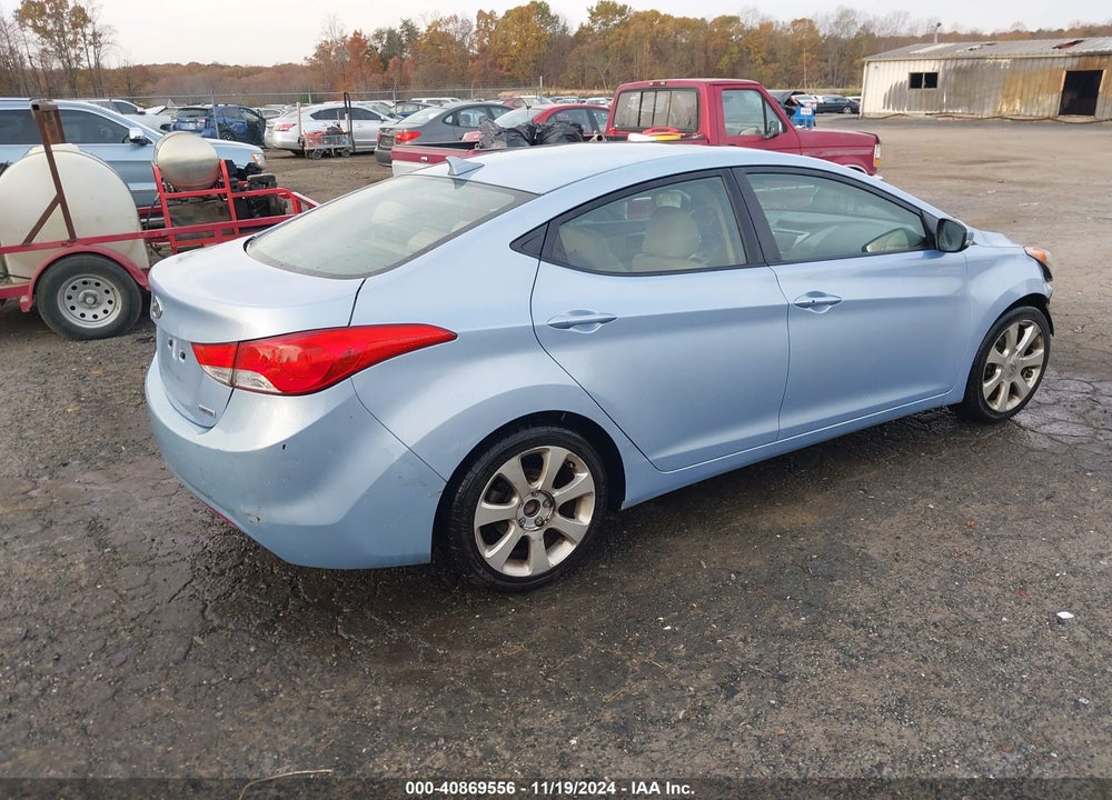 2012 HYUNDAI ELANTRA LIMITED (ULSAN PLANT) VIN: KMHDH4AE9CU485923