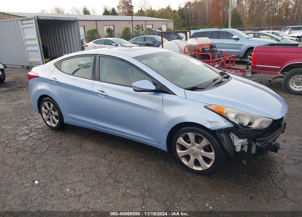 2012 HYUNDAI ELANTRA LIMITED (ULSAN PLANT) VIN: KMHDH4AE9CU485923