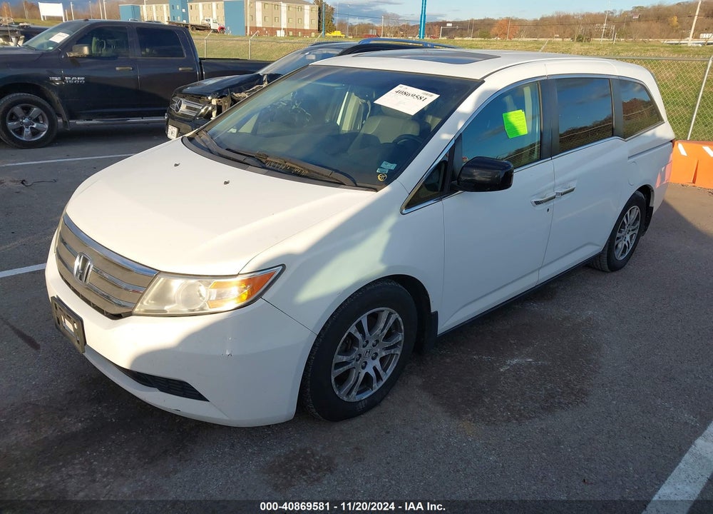2012 HONDA ODYSSEY EX-L VIN: 5FNRL5H60CB136316