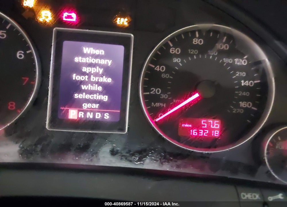 2005 AUDI A4 3.2 VIN: WAUDG68E35A434458