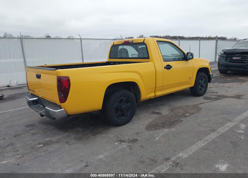 2007 CHEVROLET COLORADO WORK TRUCK VIN: 1GCCS149678193708