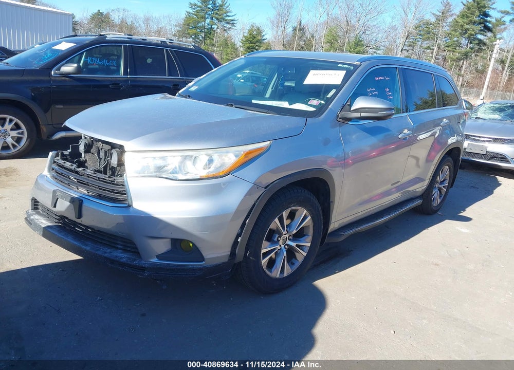 2015 TOYOTA HIGHLANDER XLE V6 VIN: 5TDJKRFH1FS205221