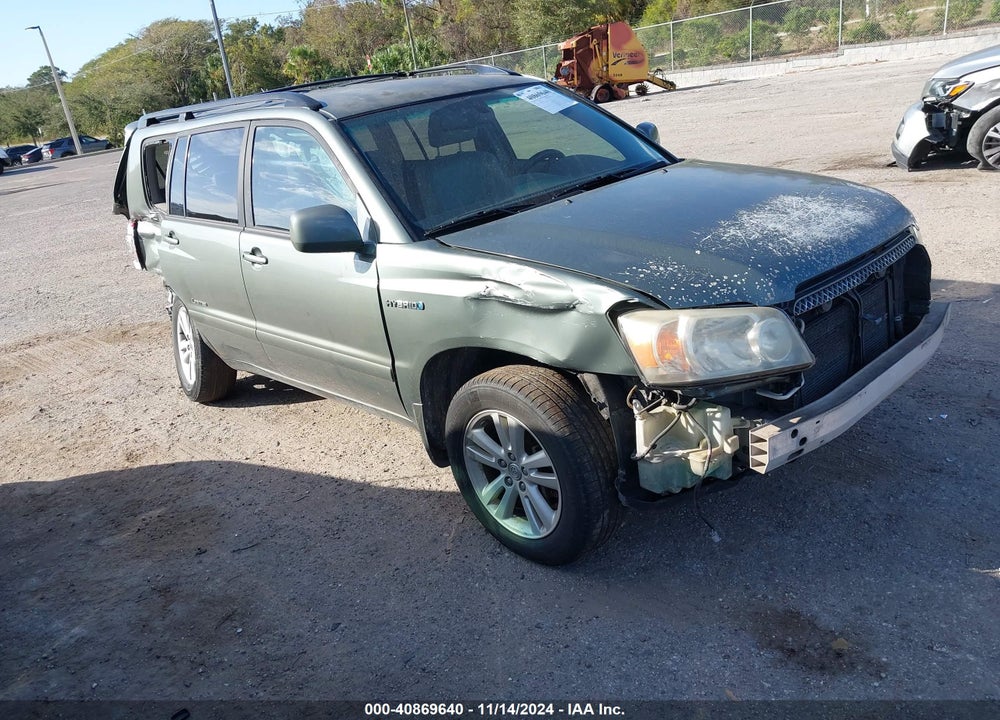 2007 TOYOTA HIGHLANDER HYBRID LIMITED V6 VIN: JTEEW21A870042879