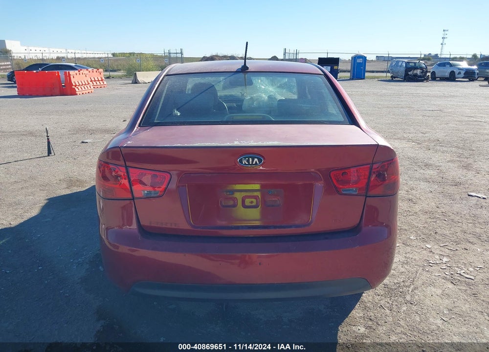 2010 KIA FORTE EX VIN: KNAFU4A23A5864337