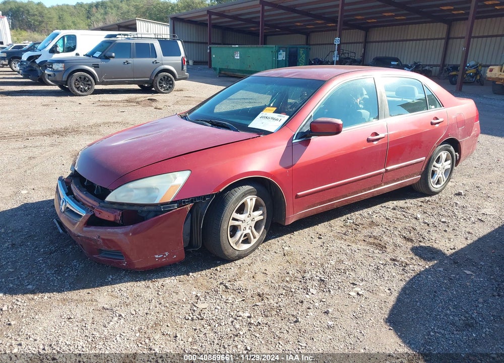 2007 HONDA ACCORD 2.4 SE VIN: 1HGCM56367A163869
