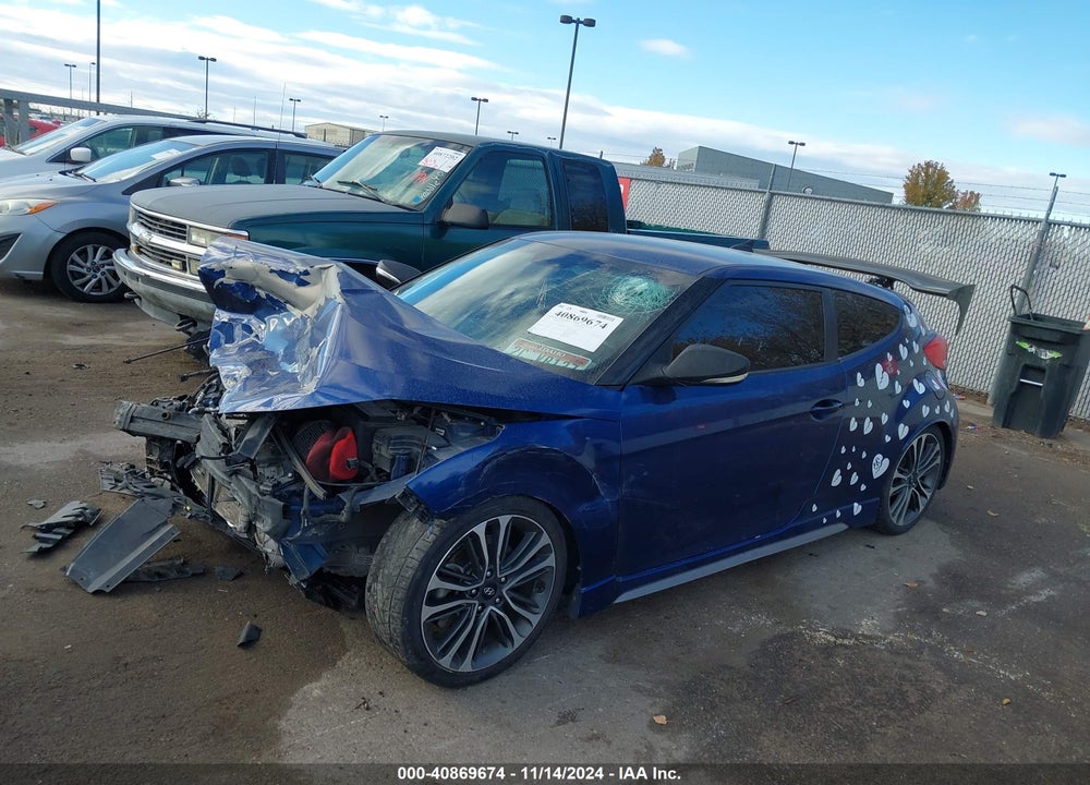 2016 HYUNDAI VELOSTER TURBO VIN: KMHTC6AE7GU251520