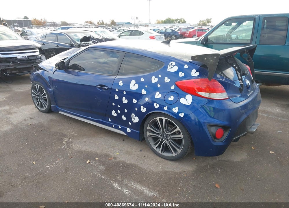 2016 HYUNDAI VELOSTER TURBO VIN: KMHTC6AE7GU251520