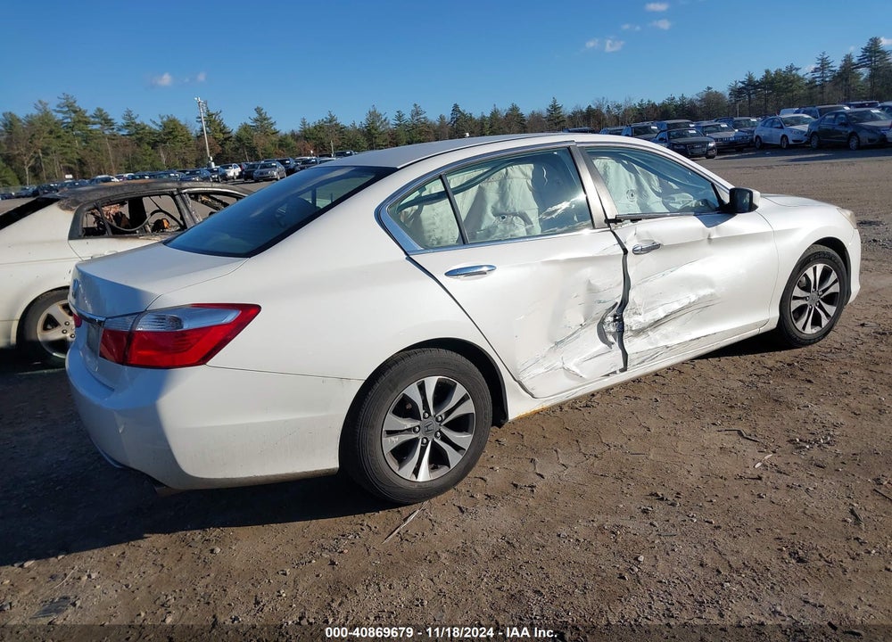 2013 HONDA ACCORD LX VIN: 1HGCR2F38DA041882