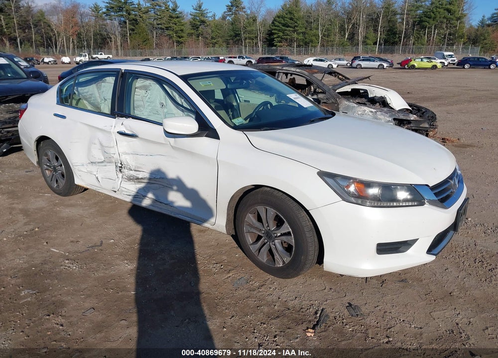 2013 HONDA ACCORD LX VIN: 1HGCR2F38DA041882
