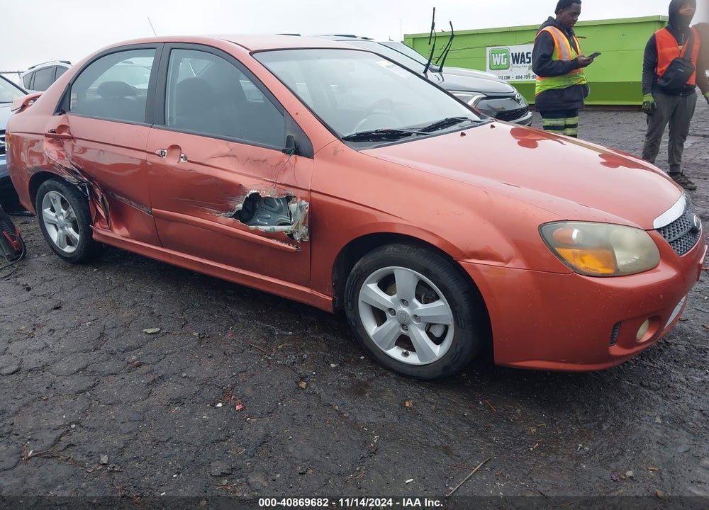 2008 KIA SPECTRA SX VIN: KNAFE121485021937