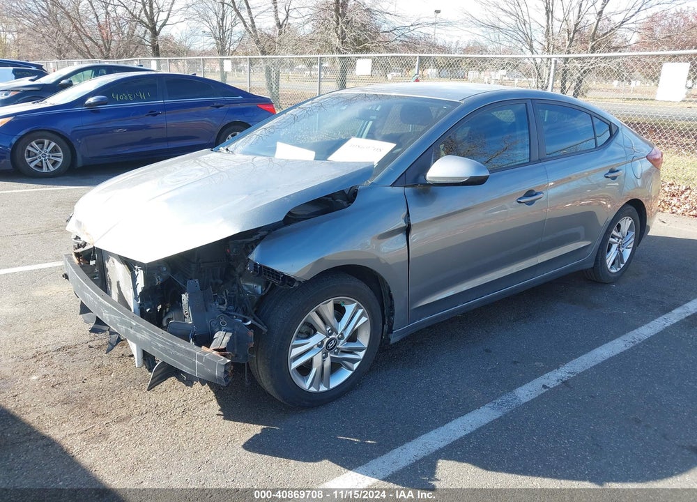 2019 HYUNDAI ELANTRA SEL VIN: KMHD84LF2KU789986