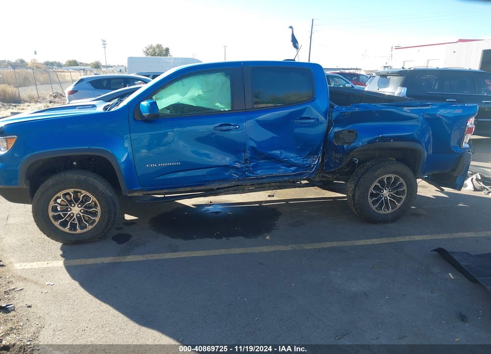 2021 CHEVROLET COLORADO VIN: 1GCPTEE13M1242558