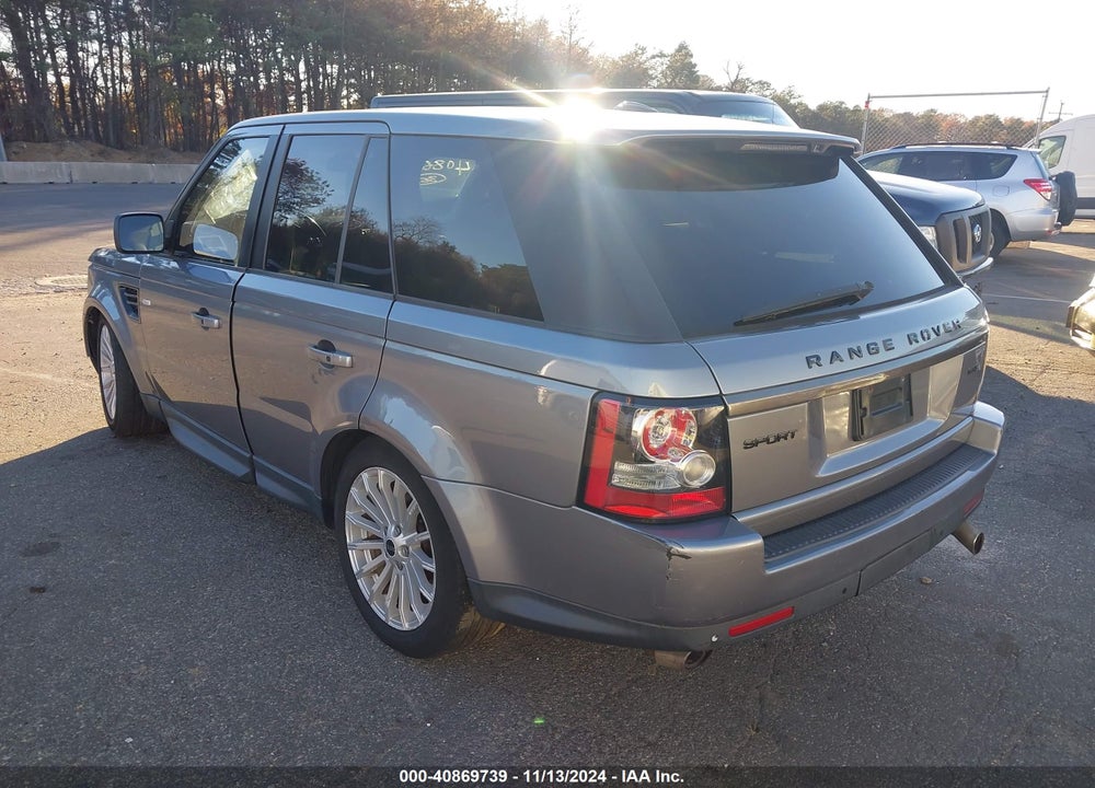 2012 LAND ROVER RANGE ROVER SPORT HSE VIN: SALSF2D41CA718678
