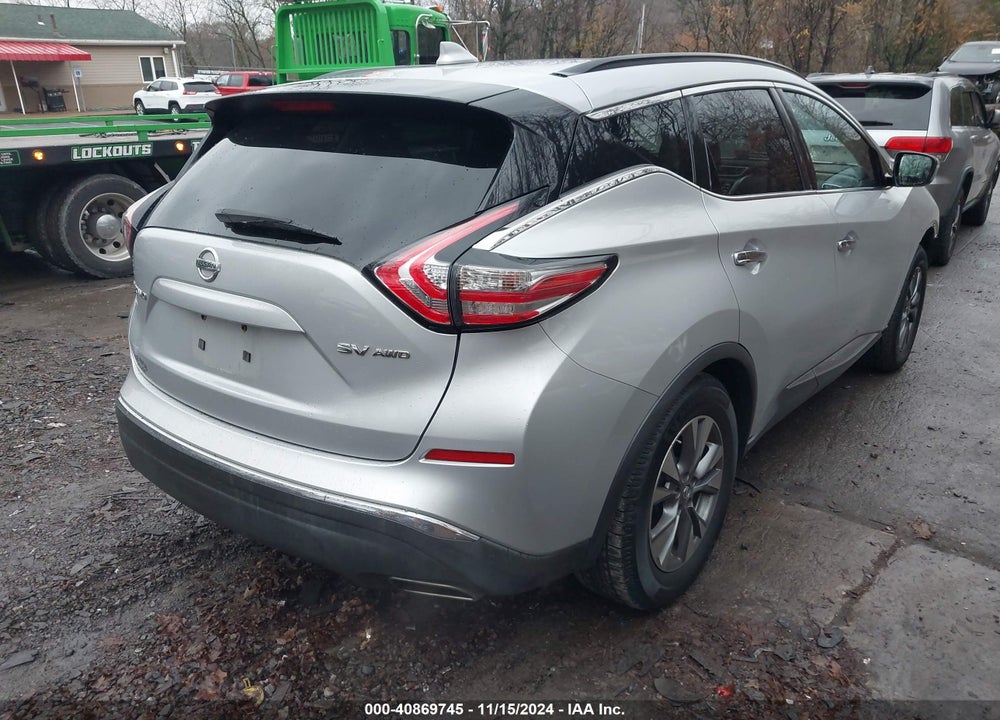 2017 NISSAN MURANO PLATINUM/S/SL/SV VIN: 5N1AZ2MH0HN104939