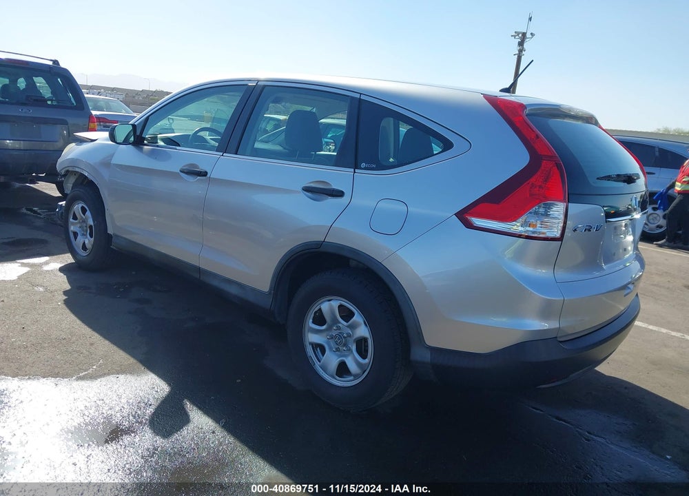 2012 HONDA CR-V LX VIN: 2HKRM3H30CH506401