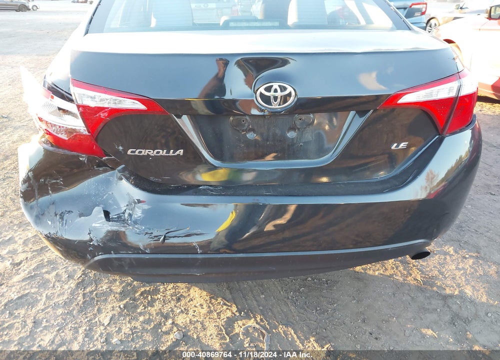 2016 TOYOTA COROLLA LE VIN: 2T1BURHE2GC566565
