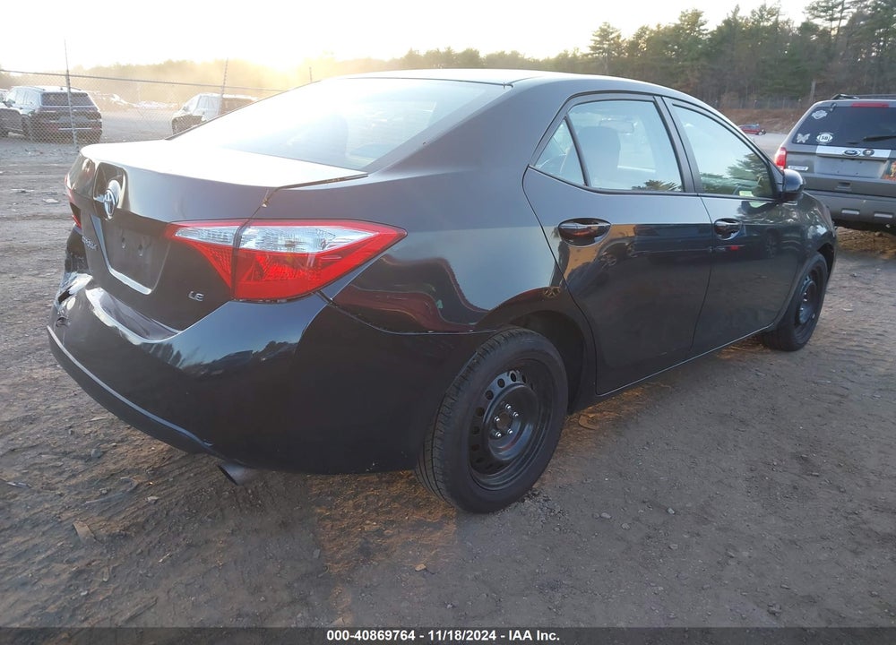 2016 TOYOTA COROLLA LE VIN: 2T1BURHE2GC566565