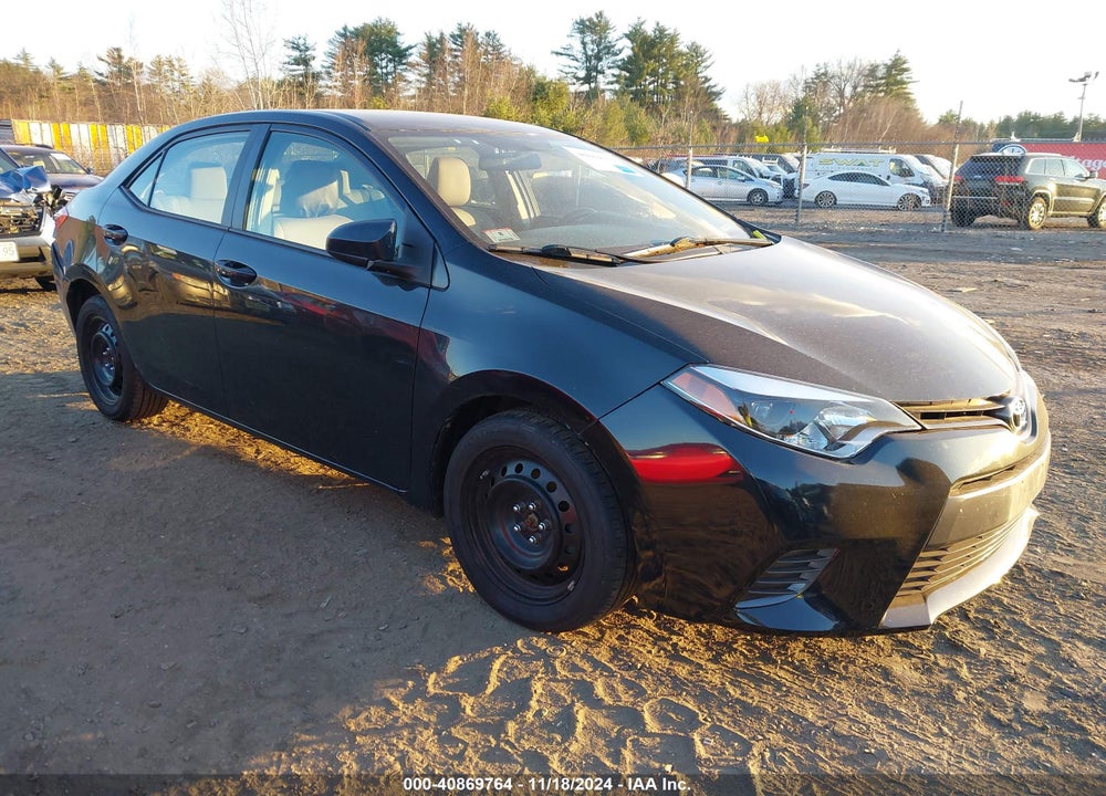 2016 TOYOTA COROLLA LE VIN: 2T1BURHE2GC566565