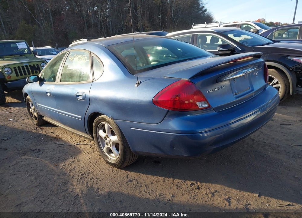 2002 FORD TAURUS SE VIN: 1FAFP53202G231626