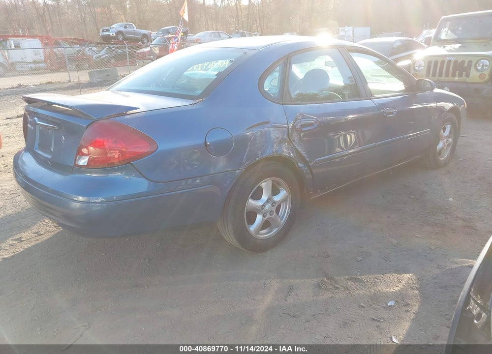 2002 FORD TAURUS SE VIN: 1FAFP53202G231626