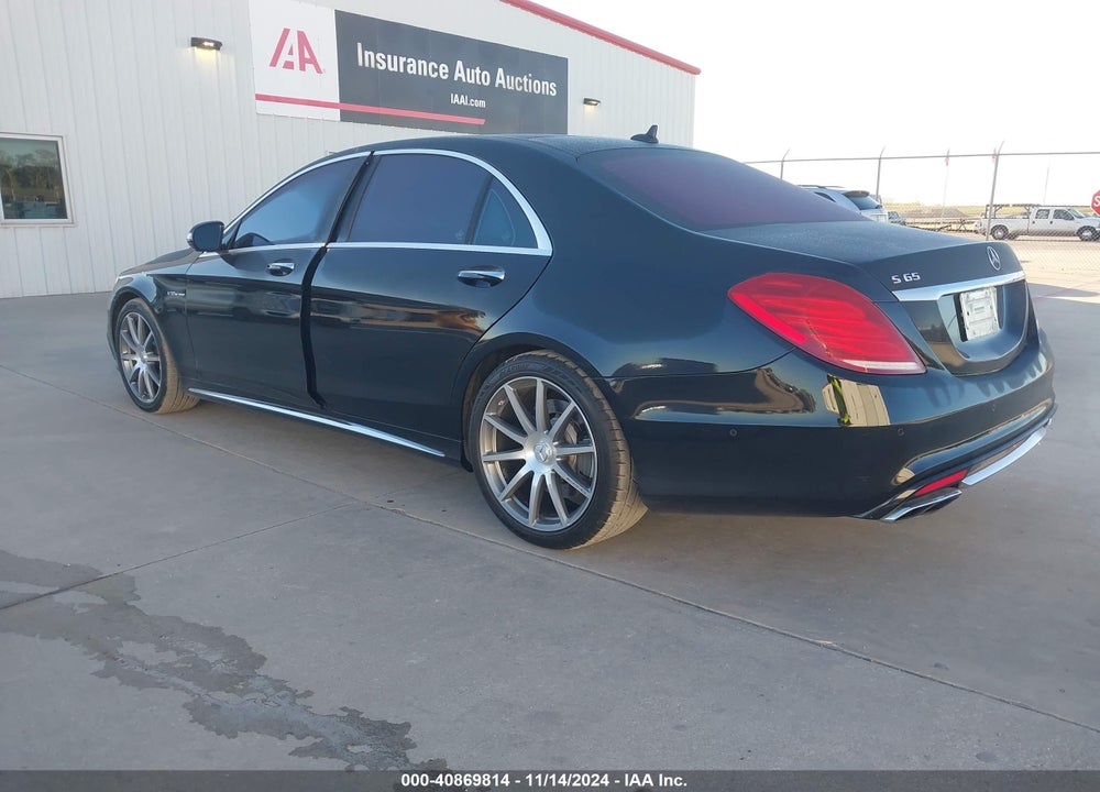 2015 MERCEDES-BENZ S65AMG VIN: WDDUG7KB8FA085912