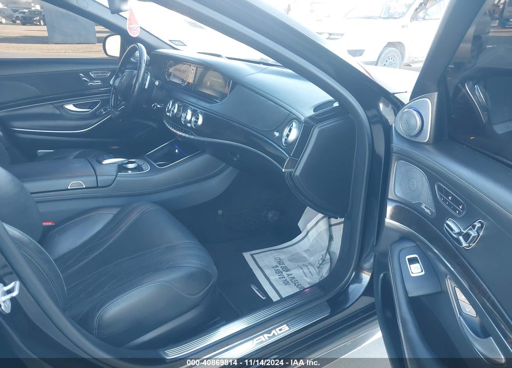 2015 MERCEDES-BENZ S65AMG VIN: WDDUG7KB8FA085912