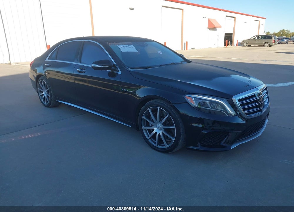 2015 MERCEDES-BENZ S65AMG VIN: WDDUG7KB8FA085912