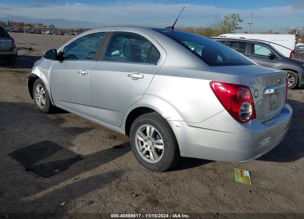 2012 CHEVROLET SONIC 2LT VIN: 1G1JC5SH5C4205234