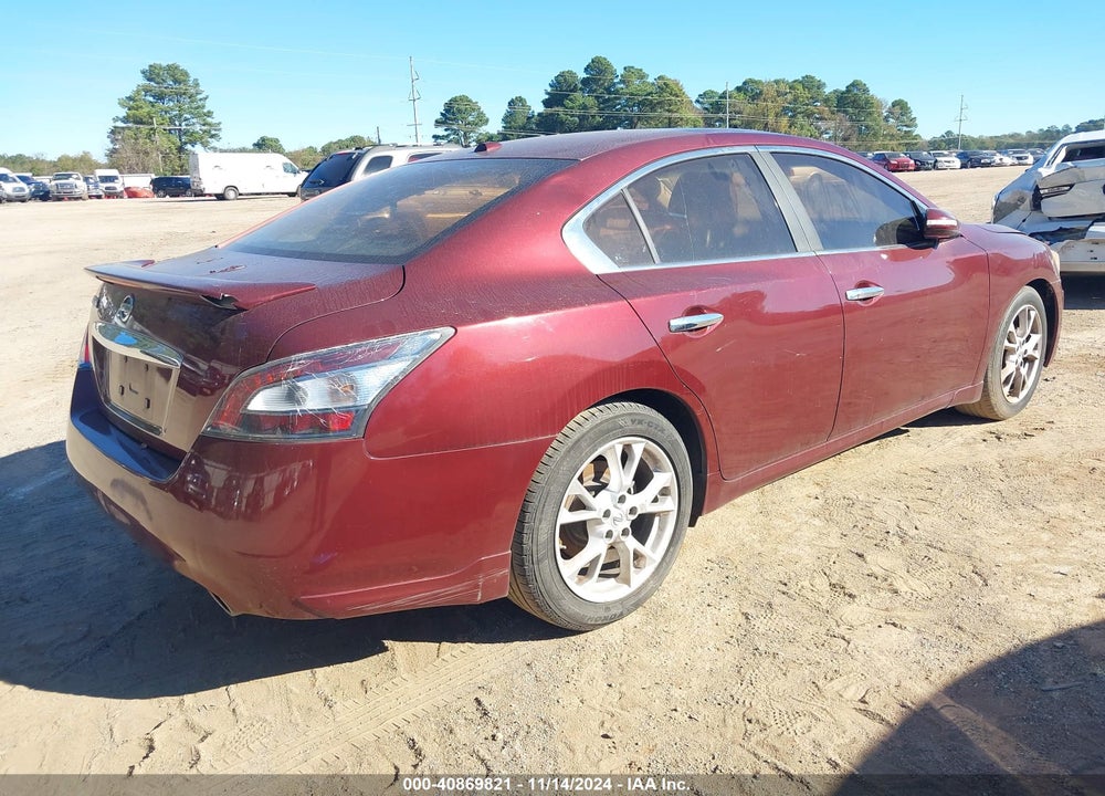 2012 NISSAN MAXIMA 3.5 SV VIN: 1N4AA5AP2CC830398