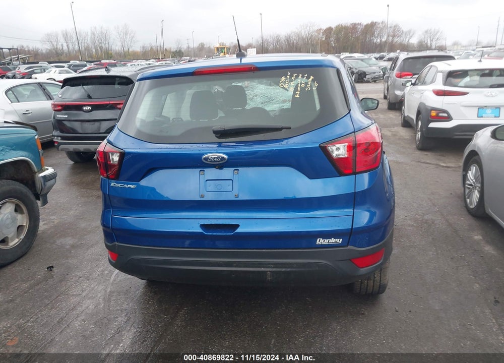 2019 FORD ESCAPE S VIN: 1FMCU0F78KUA23569