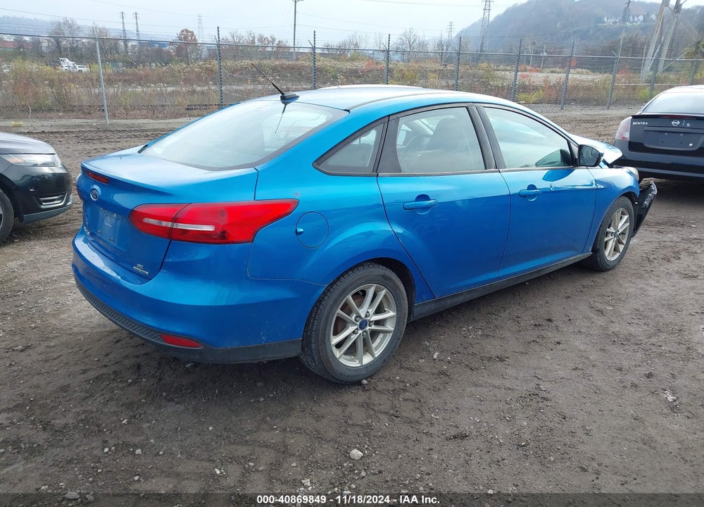 2015 FORD FOCUS SE VIN: 1FADP3F22FL355675