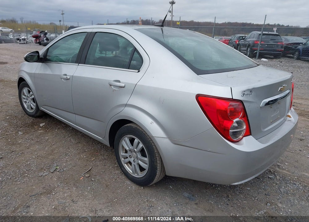 2014 CHEVROLET SONIC LT AUTO VIN: 1G1JC5SH9E4108718