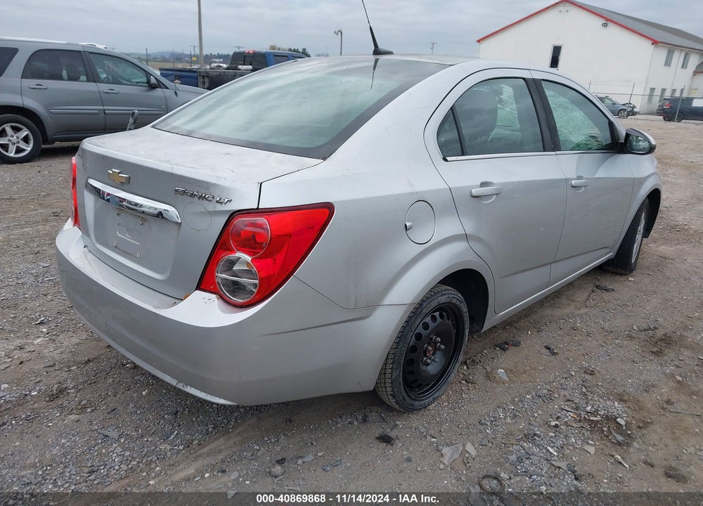 2014 CHEVROLET SONIC LT AUTO VIN: 1G1JC5SH9E4108718
