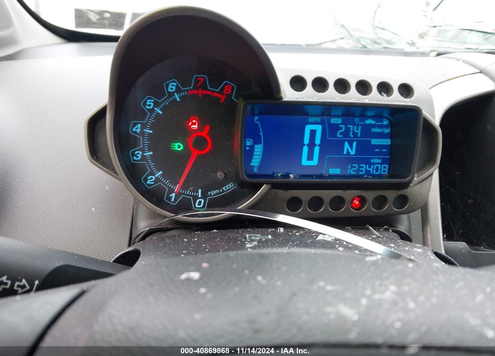 2014 CHEVROLET SONIC LT AUTO VIN: 1G1JC5SH9E4108718