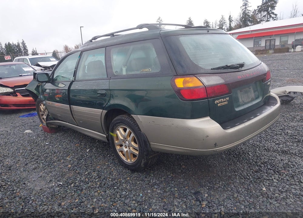 2000 SUBARU OUTBACK LIMITED VIN: 4S3BH6863Y7650067