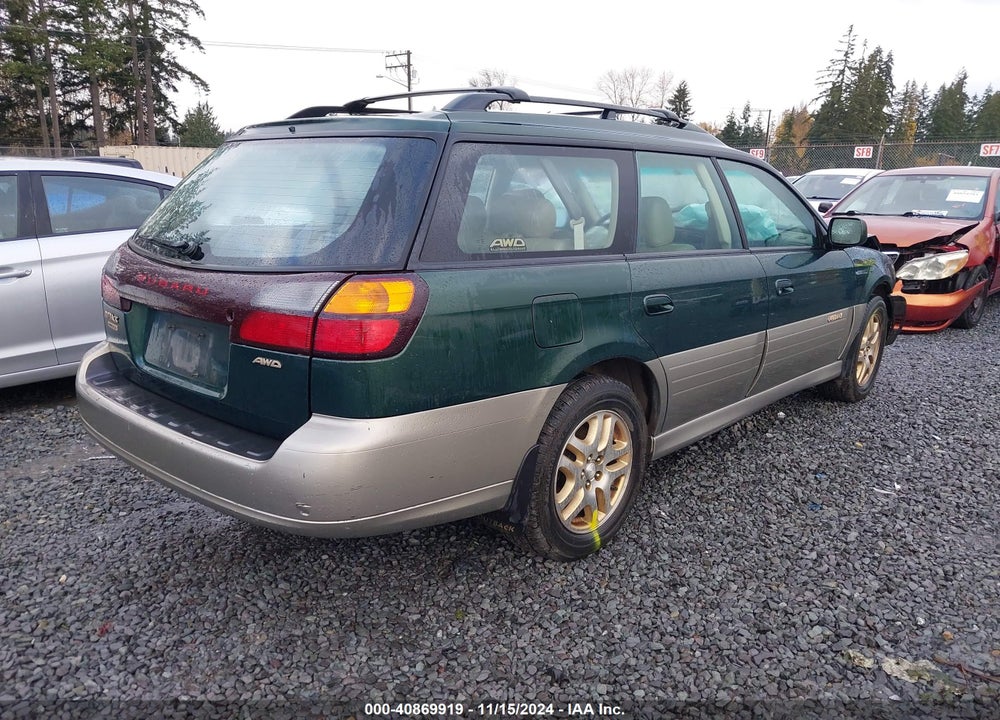 2000 SUBARU OUTBACK LIMITED VIN: 4S3BH6863Y7650067
